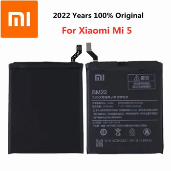 2022 Metų 100% Originalus Xiao mi Baterija 3000mAh BM22 Už Xiaomi 5 Mi 5 M5 Mobiel Telefonas Aukštos Kokybės Baterija