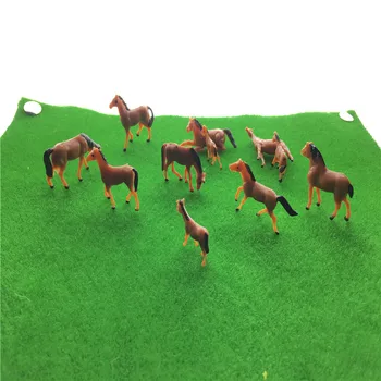 20PCS HO Modelis Arklių Plastiko Gyvūnų Architektūros Žaislai, Smėlio Lentelė Diorama Fermos Pastato Išdėstymas
