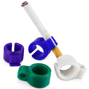30Pcs Cigarečių Savininko Silikono Piršto Žiedas atsparus Vandeniui Rūkomojo Tabako, Žolių Dūmų Cigarečių Priedai Pipas Fumar Hierba