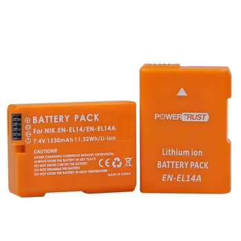EN-EL14 LT EL14a Baterija Suderinama su 
