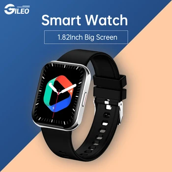 GILEO Smart Watch Moterys Vyrai Smartwatch 