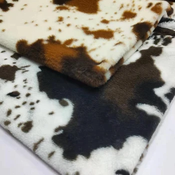 Karvė modelis pieno drabužis imitacija gyvūnų kailis dirbtiniais kailiais audinio kratinys