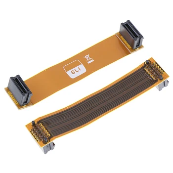 Lanksti 8cm 80mm SLI Tilto PCI-E Laidas Vaizdo plokštės Jungtis ASUS Didmeninės