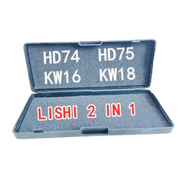 lishi 2 in 1 dekoderio ir pasiimti HD74 HD75 KW16 KW18 už Kawasaki, Hino Honda, Suzuki, Gwangyang Motociklas