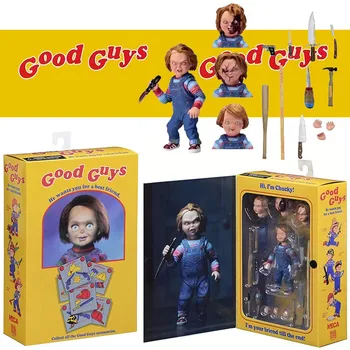 NECA Gera Vaikinai 7 Colių CHUCKY Vaiko Žaisti Baisu Nuotaka Chucky PVC Veiksmų Skaičius, Kolekcines, Modelis Žaislas Siaubo Lėlės