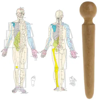 Pėdų Kūno Masažas, Medinės Lazdelės Akupunktūra Refleksoterapija Sumažinti Raumenų Skausmas