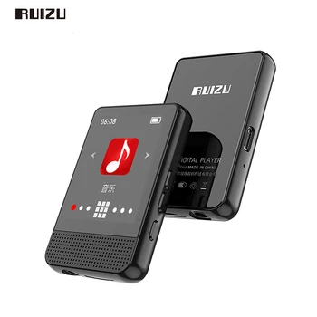 RUIZU M16 MP3 Grotuvas Su Bluetooth 5.0 & Garsiakalbis Smart Touch 16/32GB HiFi Metalo Mini Nešiojamasis 