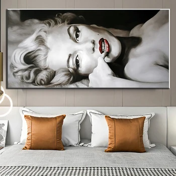 Sexy Nude Marilyn Monroe Plakato Spauda Nuoga Moteris Drobės Tapybos Sienos Menas Sienos Nuotrauka Kambarį Miegamasis Viešbučio Dekoro Cuadros