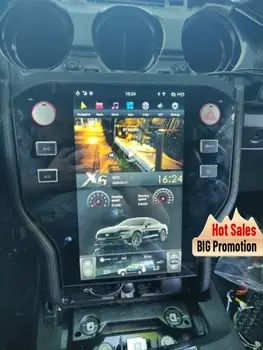 Tesla Stiliaus Vertikalus Ekranas, Android Automobilio Multimedijos Grotuvo Ford Mustang 2015-2019 GPS Navi 